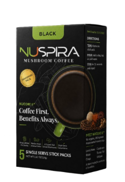 NuSpira Black Mushroom Coffee Discovery Pack