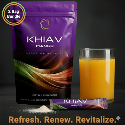 2 KHĪAV Mango Detox Drink Mix