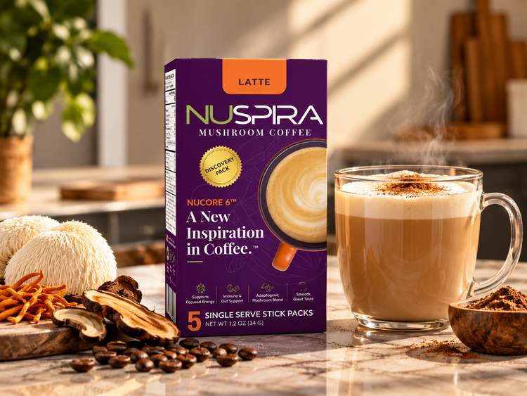NuSpira Latte five-stick Discovery Pack