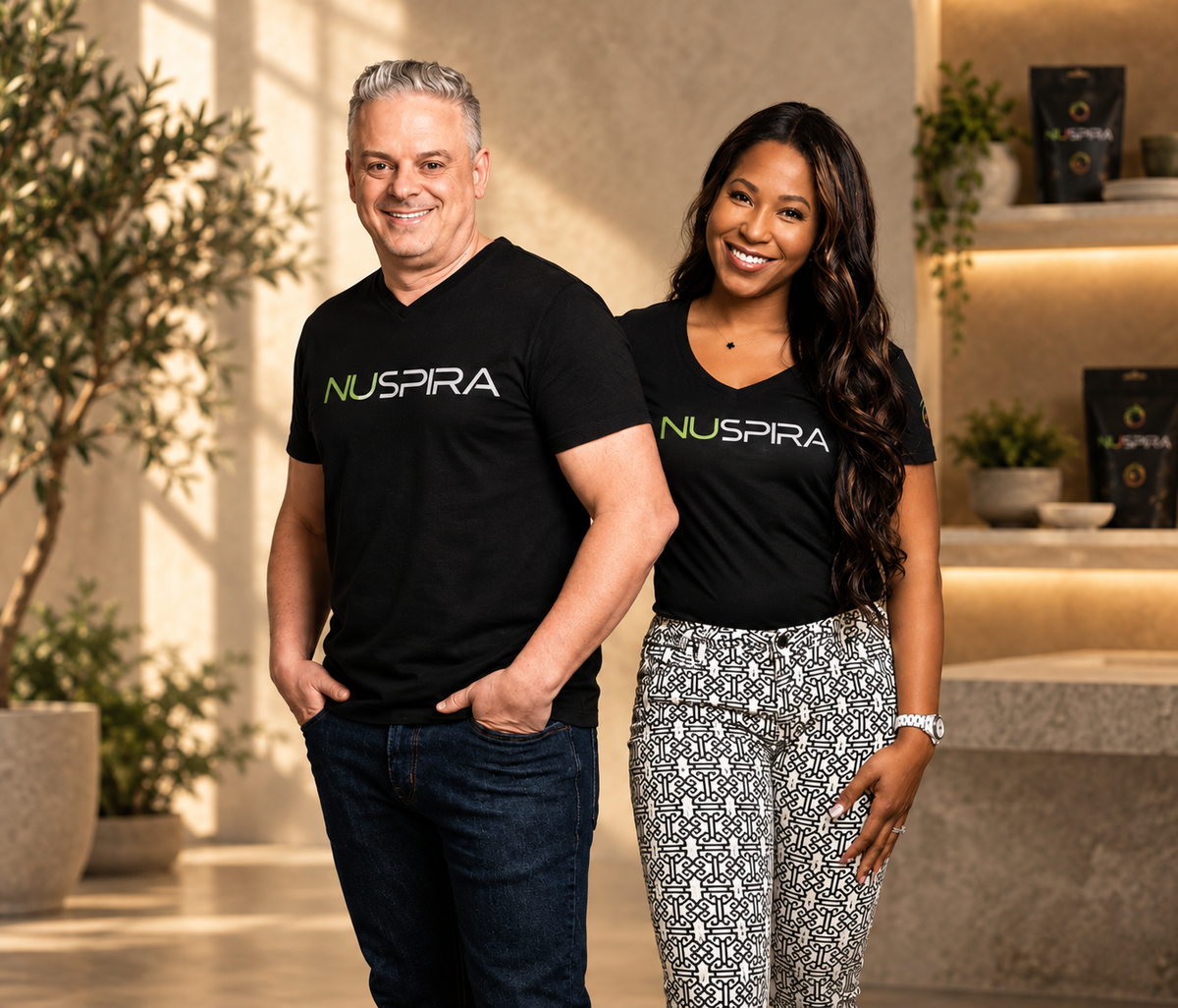 Mark and Kat Sterling, co-founders of NuSpira