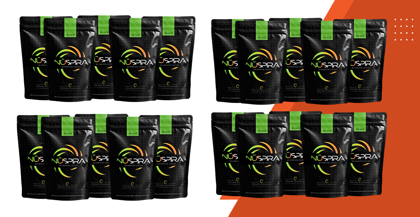 Case (20 Bags) - Black Mushroom Coffee