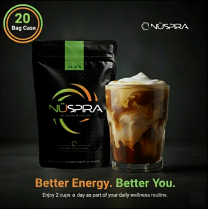 Case (20 Bags) - Black Mushroom Coffee